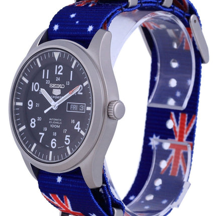 Seiko 5 Sports Automatic Polyester SNZG15K1-var-NATO30 100M Herrklocka
