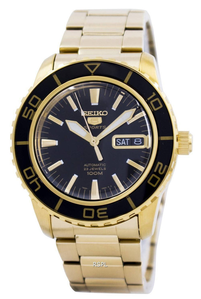 Renoverad Seiko 5 Sports Automatic SNZH60 SNZH60K1 SNZH60K Herrklocka