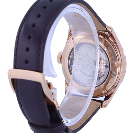 Seiko Presage Sharp Edge Brown Dial Automatisk SPB170 SPB170J1 SPB170J 100M herrklocka