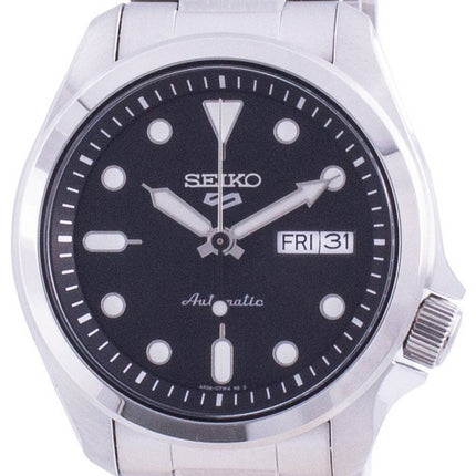 Seiko 5 Sports Black Dial Automatic SRPE55 SRPE55K1 SRPE55K 100M Herrklocka