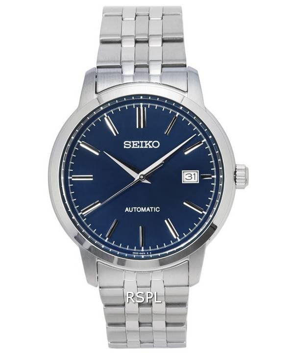 Renoverad Seiko Discover More rostfritt stål blå urtavla automatisk SRPH87 SRPH87K1 SRPH87K 100M herrklocka