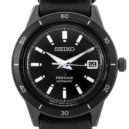 Seiko Presage Style60s svart urtavla automatisk SRPH95 SRPH95J1 SRPH95J herrklocka