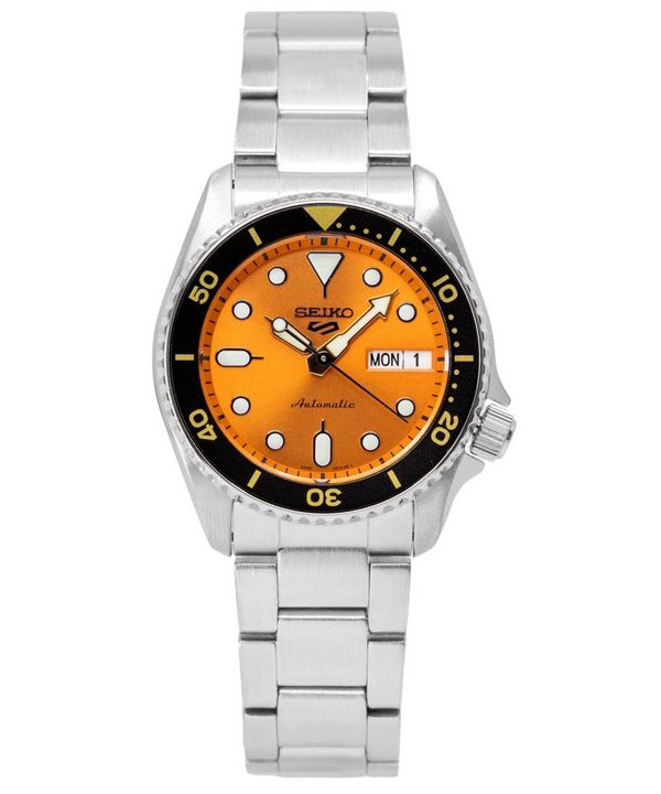 Seiko 5 Sports SKX Style Midi Orange Urtavla Automatisk SRPK35K1 100M herrklocka