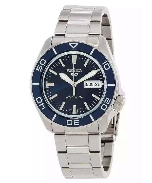 Seiko 5 Sports SKX Series Rostfritt stål Blue Sunray Dial Automatisk SRPK97K1 100M herrklocka