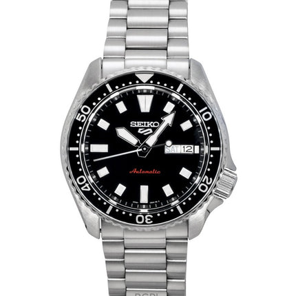 Seiko 5 Sports SKX Redux rostfritt stål svart urtavla automatisk SRPL85K1 100M herrklocka