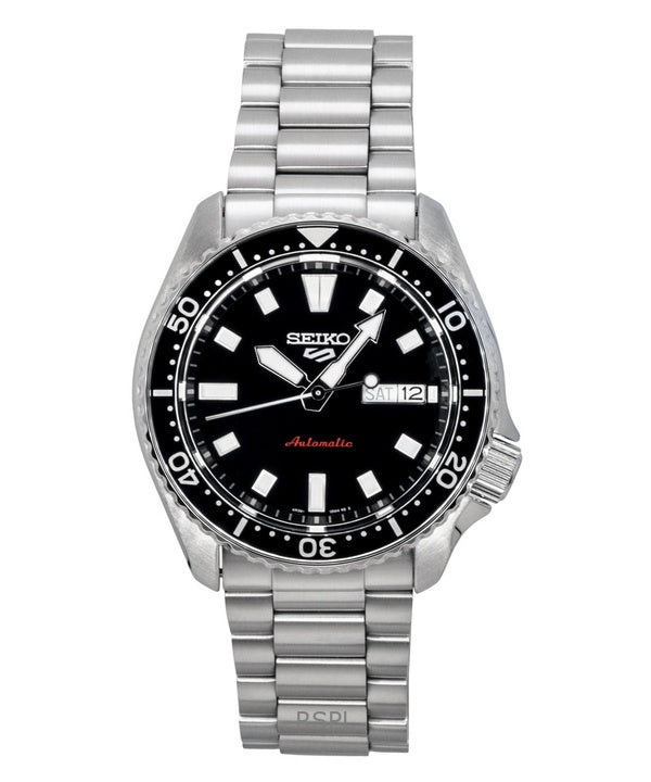 Seiko 5 Sports SKX Redux rostfritt stål svart urtavla automatisk SRPL85K1 100M herrklocka