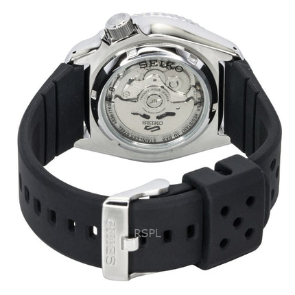 Seiko 5 Sports SKX Redux silikonrem orange urtavla automatisk SRPL89K1 100M herrklocka