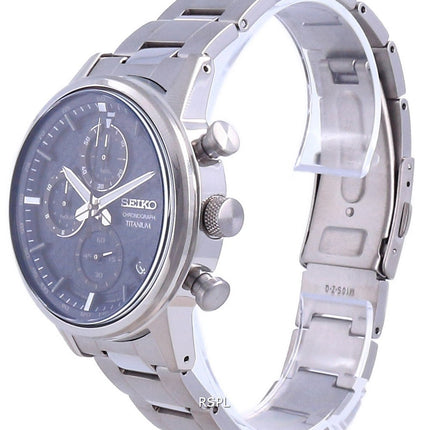 Seiko Discover More Titanium Chronograph Quartz SSB387 SSB387P1 SSB387P 100M Herrklocka