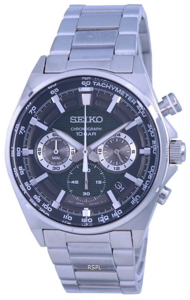 Seiko Upptäck mer Chronograph Quartz SSB405 SSB405P1 SSB405P 100M herrklocka
