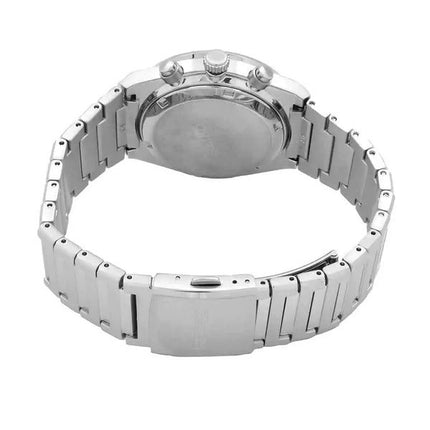 Seiko Upptäck mer klassisk kronograf rostfritt stål grå urtavla kvarts SSB455P1 100M herrklocka