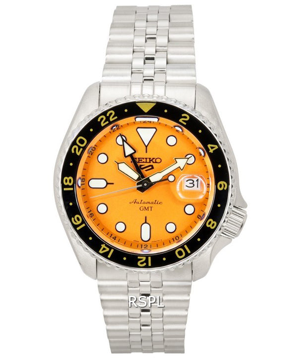 Seiko 5 Sports Mikan Orange GMT SKX Re-Interpretation Automatic SSK005 SSK005K1 SSK005K 100M herrklocka