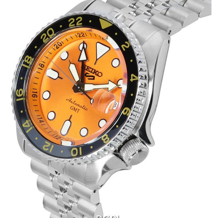 Seiko 5 Sports Mikan Orange GMT SKX Re-Interpretation Automatic SSK005 SSK005K1 SSK005K 100M herrklocka