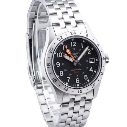 Seiko 5 Sports GMT Field Series Rostfritt stål Svart Urtavla Automatisk SSK023K1 100 herrklocka
