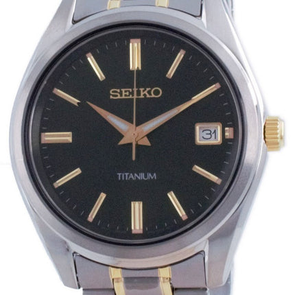 Seiko Discover More Titanium Quartz SUR377 SUR377P1 SUR377P 100M Herrklocka