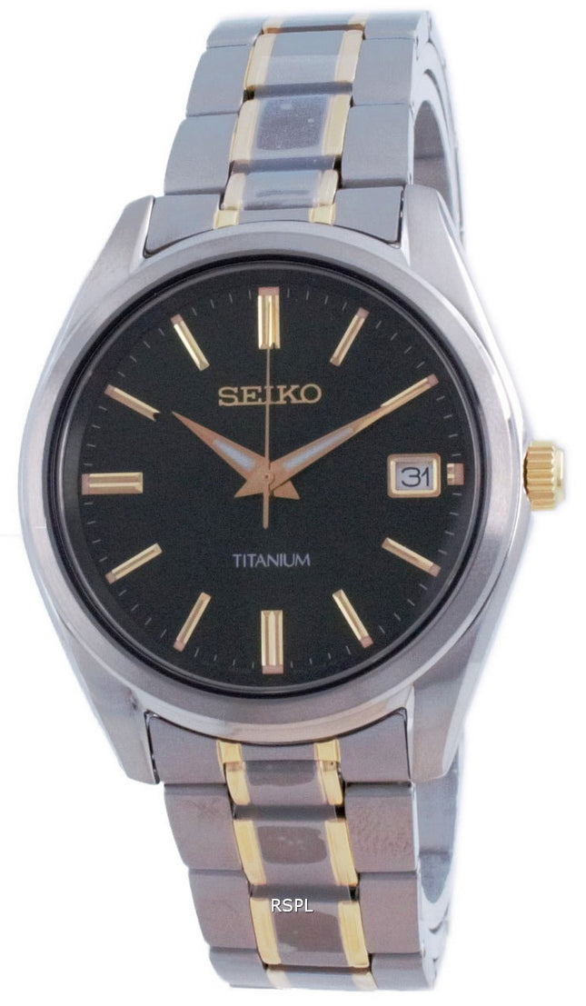 Seiko Discover More Titanium Quartz SUR377 SUR377P1 SUR377P 100M Herrklocka