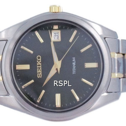 Seiko Discover More Titanium Quartz SUR377 SUR377P1 SUR377P 100M Herrklocka