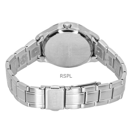 Seiko Classic rostfritt stål blå urtavla kvarts SUR425P1 100M damklocka