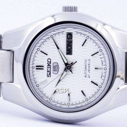 Renoverad Seiko 5 Automatic 21 Juveler SYMC07 SYMC07K1 SYMC07K Damklocka