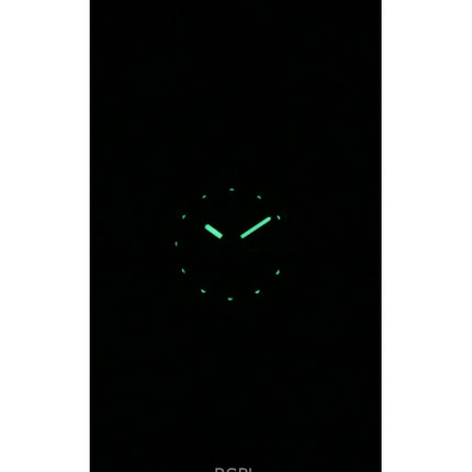 Seiko 5 tvåfärgad rostfritt stål svart urtavla 21 juveler automatisk SYMD94K1 damklocka