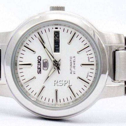 Renoverad Seiko 5 Automatic 21 Juveler SYME39 SYME39K1 SYME39K Damklocka