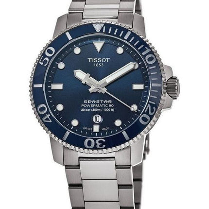 Tissot Seastar 1000 Professional Powermatic 80 Blue Dial Diver&#39,s T120.407.11.041.03 T1204071104103 300M herrklocka
