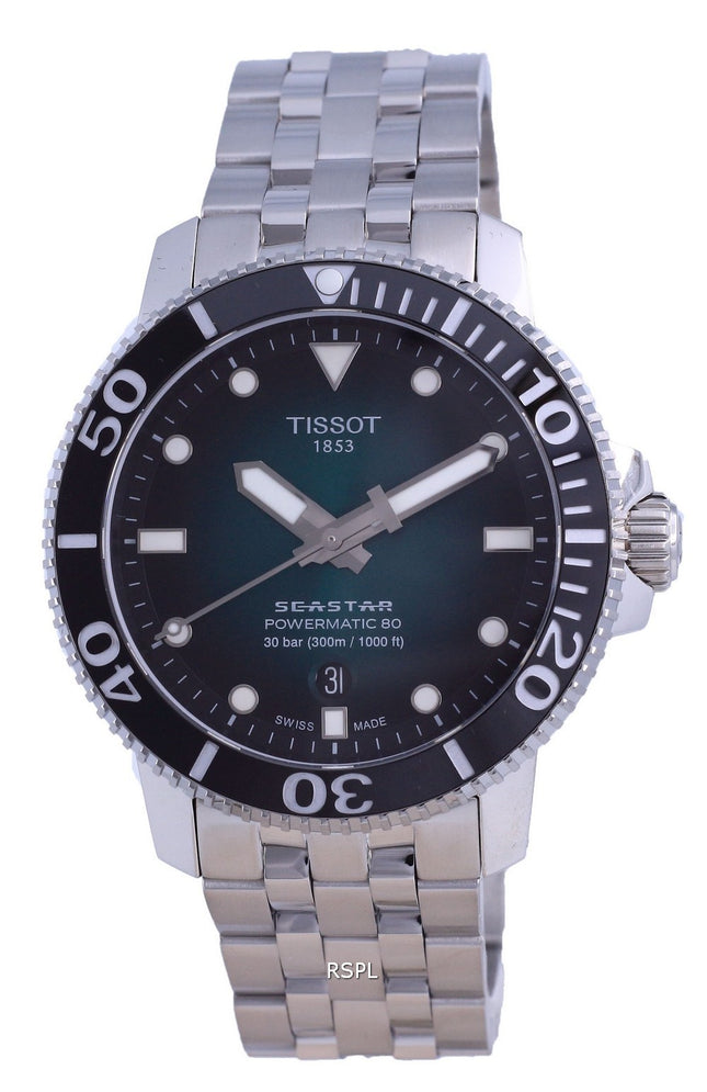 Tissot T-Sport Seaster 1000 Powermatic 80 Diver&#39,s Automatic T120.407.37.041.00 T1204073704100 300M Herrklocka