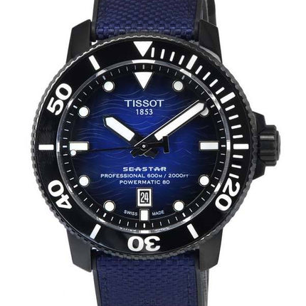 Tissot T-Sport Seastar 2000 Professional Powermatic 80 Diver&#39,s T120.607.37.041.00 T1206073704100 600M herrklocka