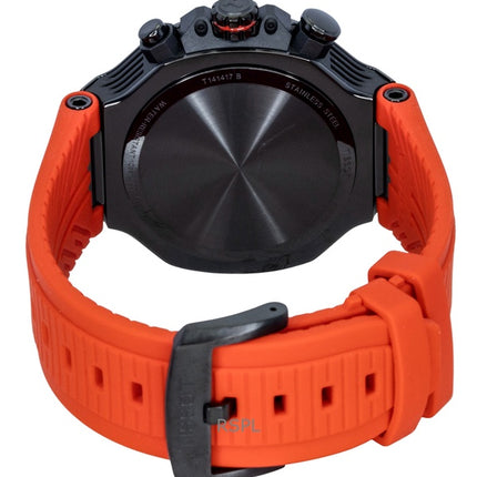 Tissot T-Race kronograf syntetiskt armband mörkgrå urtavla kvarts T141.417.37.061.01 100M herrklocka