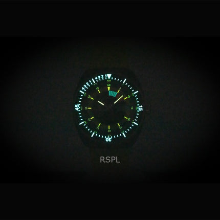 Tissot Sideral S syntetiskt armband svart urtavla automatisk dykarklocka T145.407.97.057.00 300M herrklocka