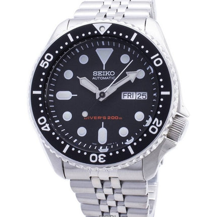 Renoverad Seiko Black Dial Automatic Divers SKX007K2 herrklocka