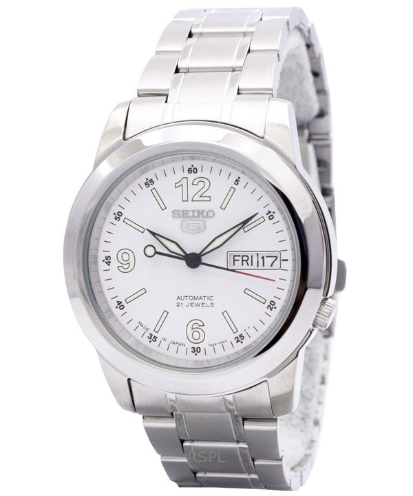 Renoverad Seiko 5 Automatic 21 Juveler Japantillverkad SNKE57J1 Herrklocka