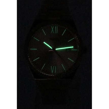 Renoverad Fossil Scarlette Rose Gold Rostfritt stål Rose Gold Sunray Dial Quartz ES5258 Damklocka