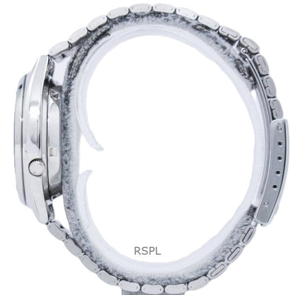 Renoverad Seiko 5 rostfritt stål blå urtavla automatisk SNXS77K1 herrklocka