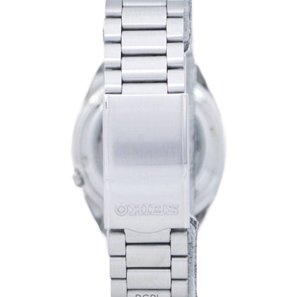 Renoverad Seiko 5 rostfritt stål blå urtavla automatisk SNXS77K1 herrklocka