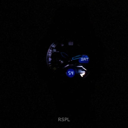 Renoverad Casio G-Shock Standard Analog Digital Resin Armband Black Dial Quartz GA-2000-1A2 200M herrklocka