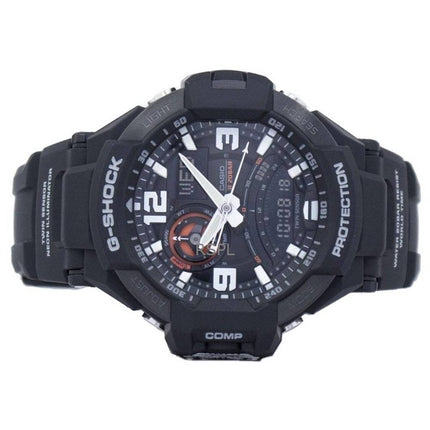 Renoverad Casio G-Shock Analog Digital Resin Armband Black Dial Quartz GA-1000-1A 200M herrklocka