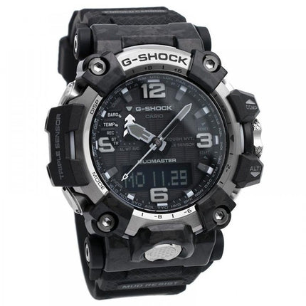 Renoverad Casio G-Shock Mudmaster Analog Digital Black Dial Solar GWG-2000-1A1 200M herrklocka