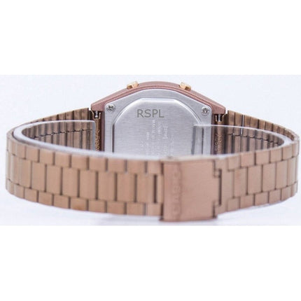 Renoverad Casio Digital rostfritt stål kvarts B640WC-5ADF herrklocka