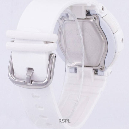 Renoverad Casio Baby-G Analog Digital Neon Illuminator Quartz BGA-160-7B2DR Damklocka