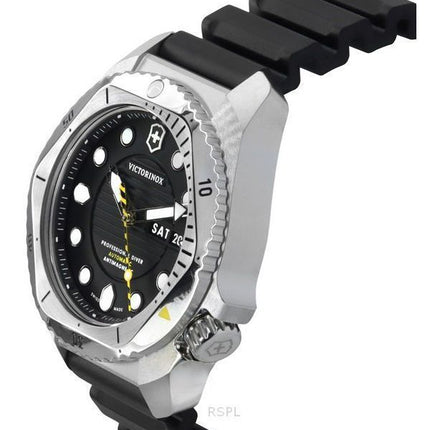 Victorinox Swiss Army Dive Pro gummirem Black Dial Automatic Diver&#39,s 241994 300M herrklocka