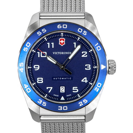 Victorinox Swiss Army rostfritt stål blå urtavla automatisk 242045 100M herrklocka