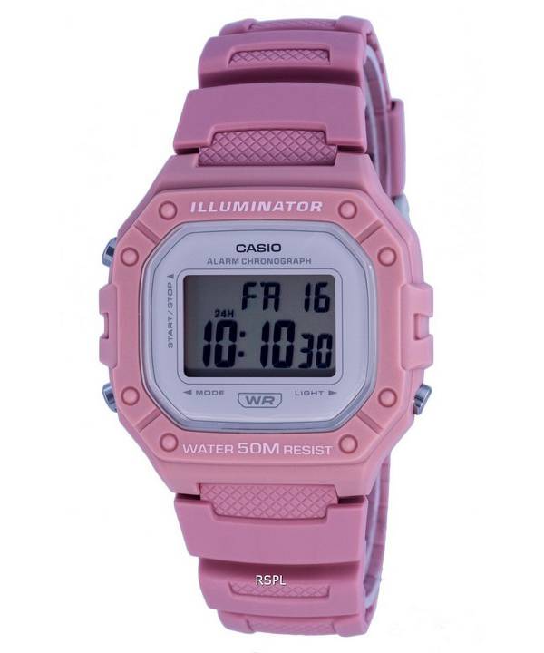 Casio Youth Digital Resin Quartz W-218HC-4A W218HC-4 Damklocka