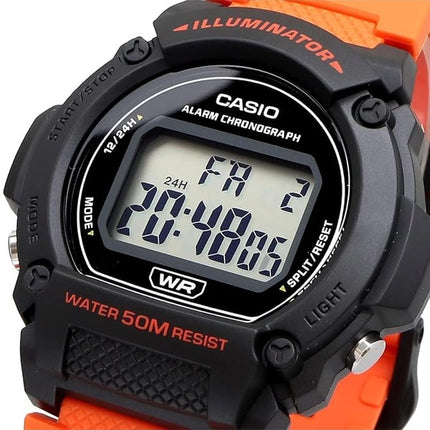 Casio Youth Digital Alarm Quartz W-219H-4AV W219H-4 Herrklocka