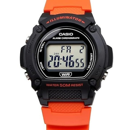 Casio Youth Digital Alarm Quartz W-219H-4AV W219H-4 Herrklocka