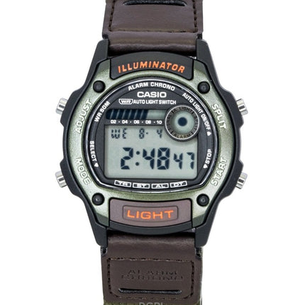 Casio Standard Digital Läder- och Tygarmband Quartz W-220HF-3AV Unisexklocka