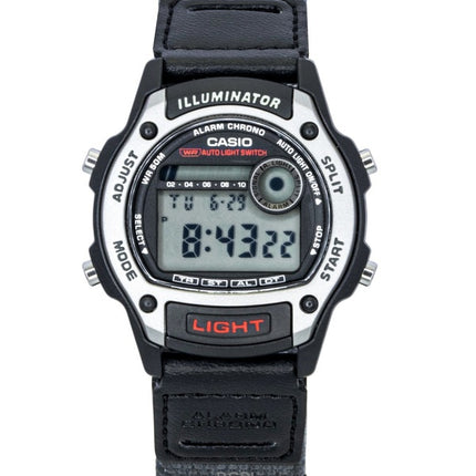 Casio Standard Digital Läder- och Tygarmband Quartz W-220HF-8AV Unisexklocka