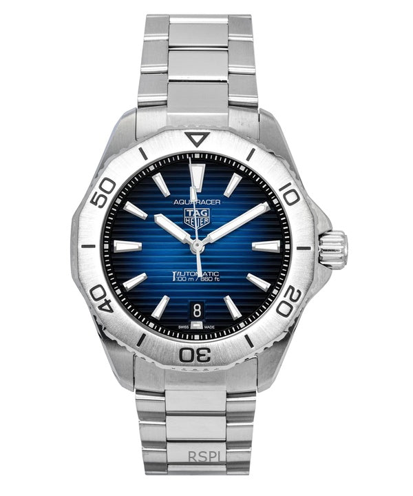 Tag Heuer Aquaracer rostfritt stål blå urtavla automatisk dykarklocka WBP2111.BA0627 200M herrklocka