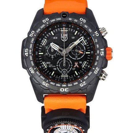 Luminox Bear Grylls Survival Master Series Chronograph Black Dial Swiss Quartz Diver&#39,s XB.3749 300M herrklocka med kompass