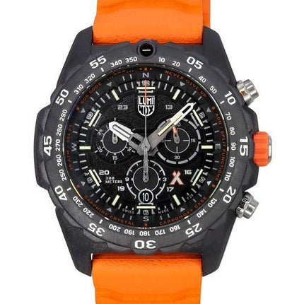 Luminox Bear Grylls Survival Master Series Chronograph Black Dial Swiss Quartz Diver&#39,s XB.3749 300M herrklocka med kompass