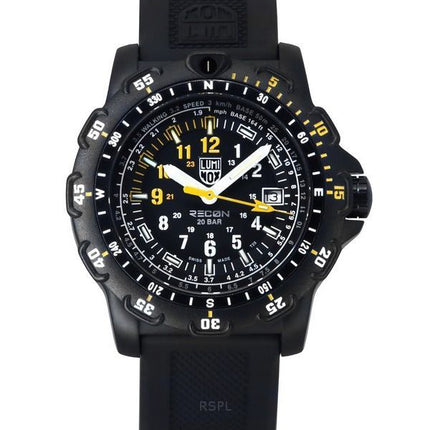 Luminox RECON Point Man Heritage gummi- och nylonrem Black Dial Quartz XL.8825.H.SET 100M herrklocka
